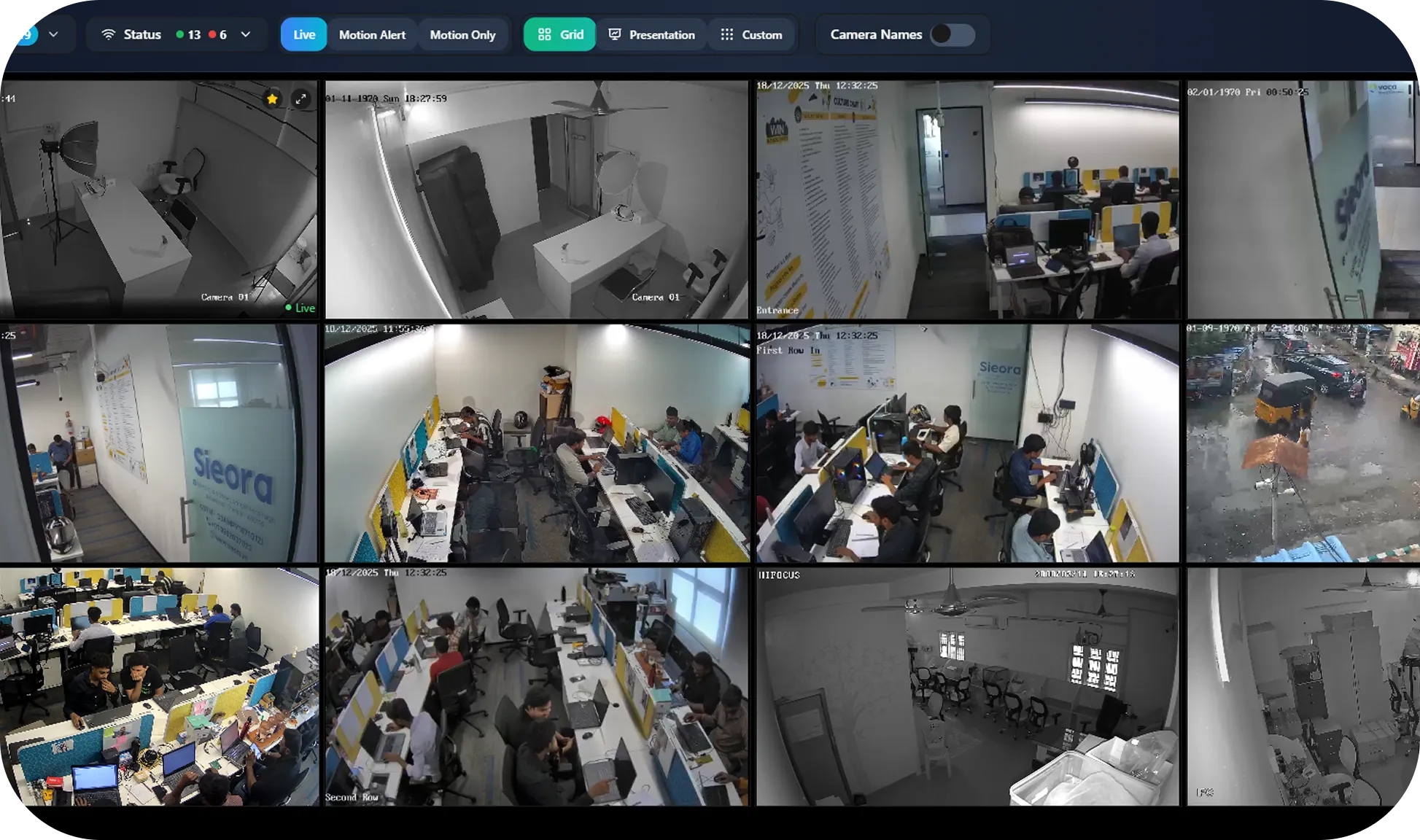 Live Monitoring Dashboard
